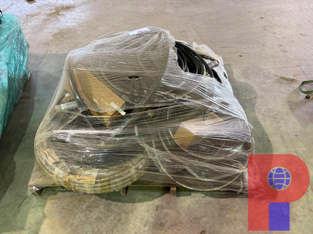 Used PALLET OF ASSORTED PARKER HYDRAULIC HOSES