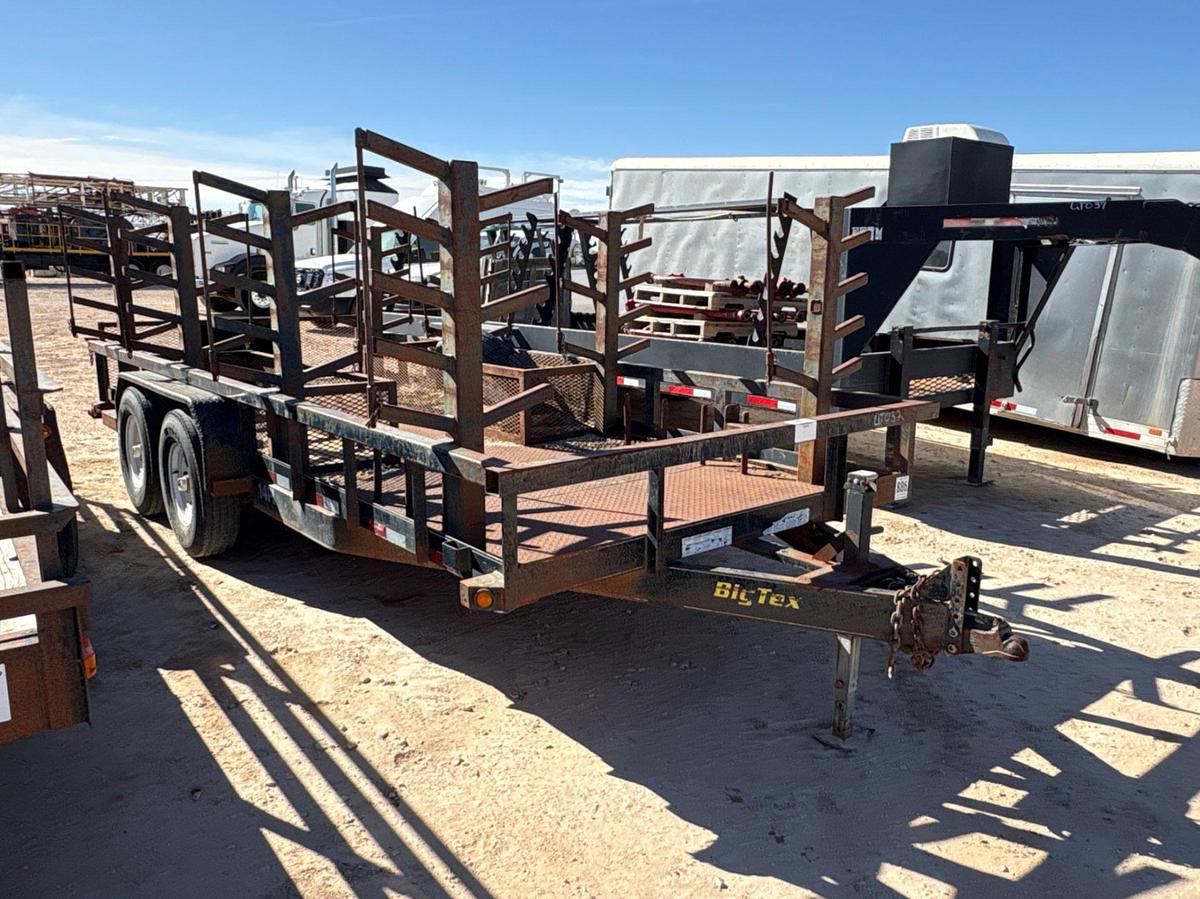 Used 2012 BIG TEX 18’ X 7’ T/A BUMPER PULL UTILITY TRAILER