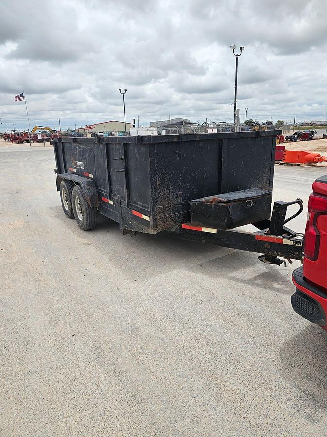 Used Shopbuilt 14' T/A Dump Trailer