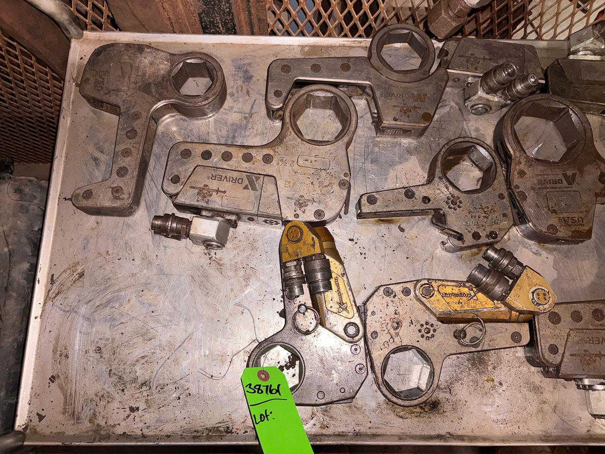 Used Set of (9) norwolf A-drive hydraulic torque wrenches