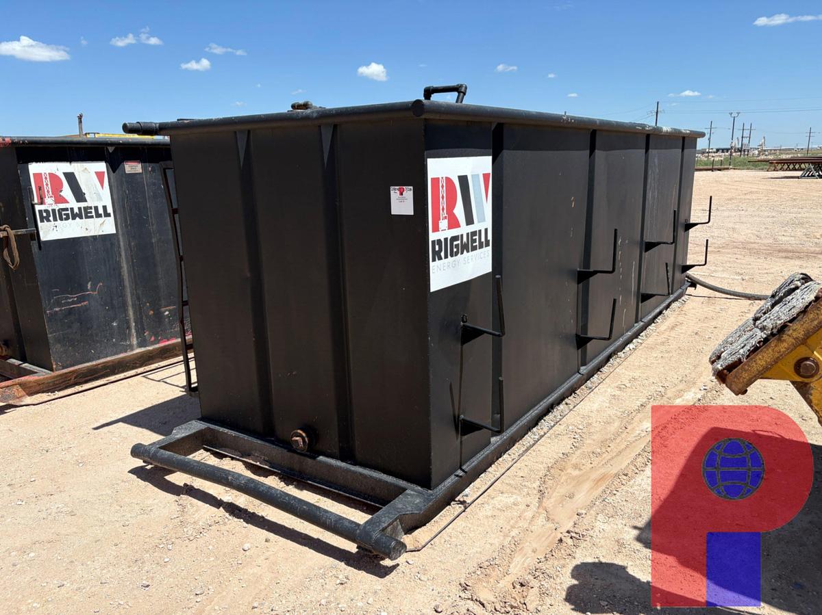 Used 20’ X 6’ X 6’ OPEN TOP FLUID TANK
