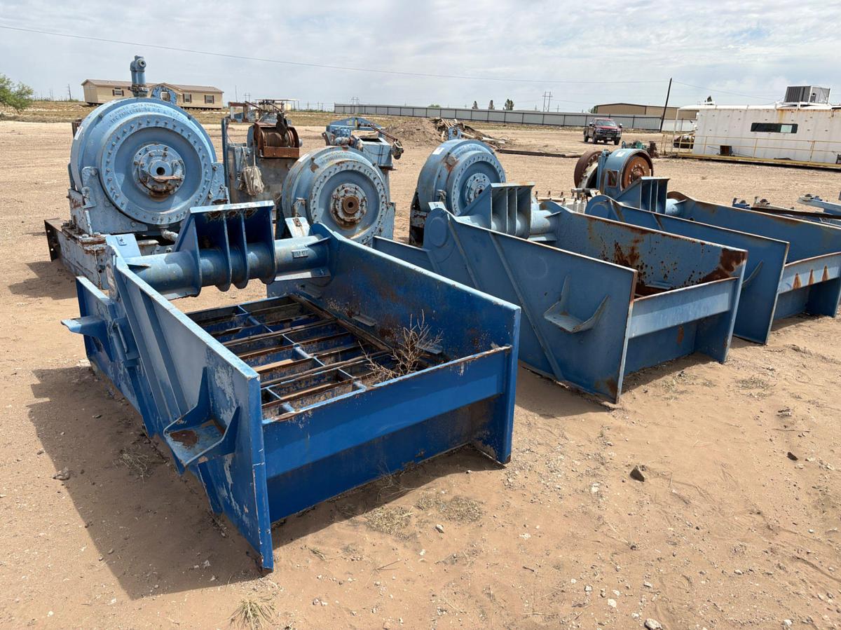 Used (3) incomplete shale shaker bodies
