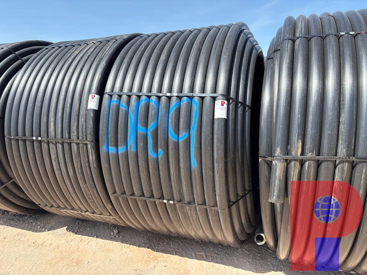 Used 1,000 FOOT ROLL OF 3" IPS SDR9 POLY PIPE