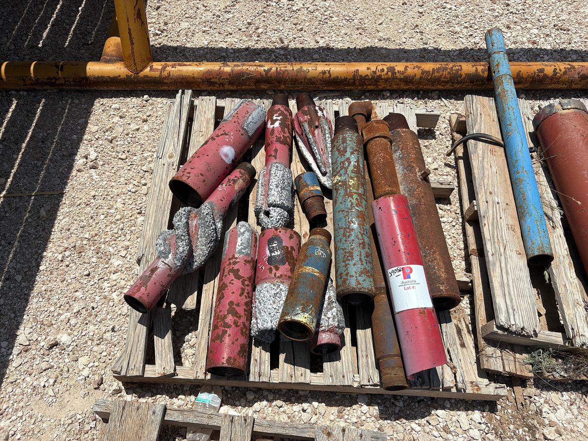 Used Pallet of (7) assorted bull nose mills, string mills, & (5) assorted x-over subs