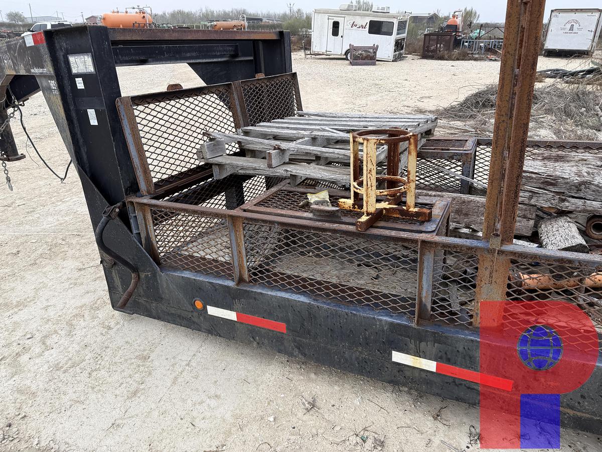 Used 2011 THIB’S TRAILERS 16’ T/A MONORAIL GOOSENECK TRAILER