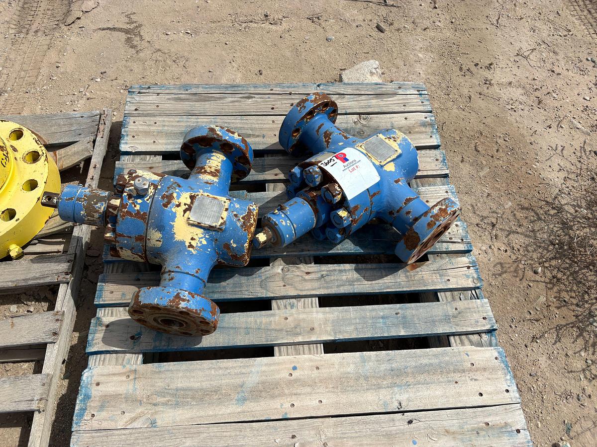 Used (8 pallets) w/ assorted flanges, 2-1/16” 10k gate valves, & (1) generac gp5500 generator