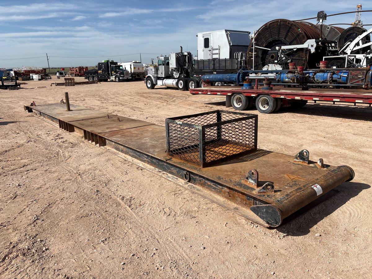Used 40’ x 5’ x 1’ base beam