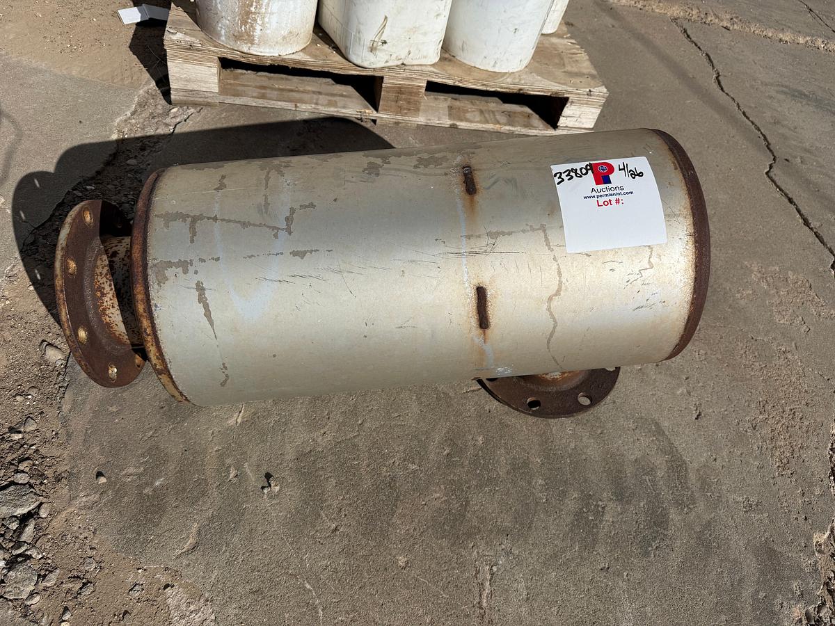 Used 14” X 32” W/ 6-1/2” INLET UNIVERSAL SILENCER