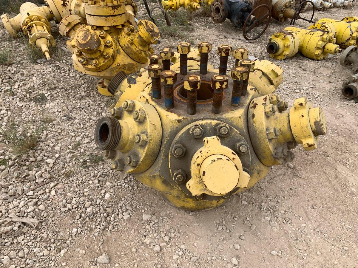 Used (4) 4” to 7-1/6” 10k GOAT HEADS w/ 4” 1502 Connections