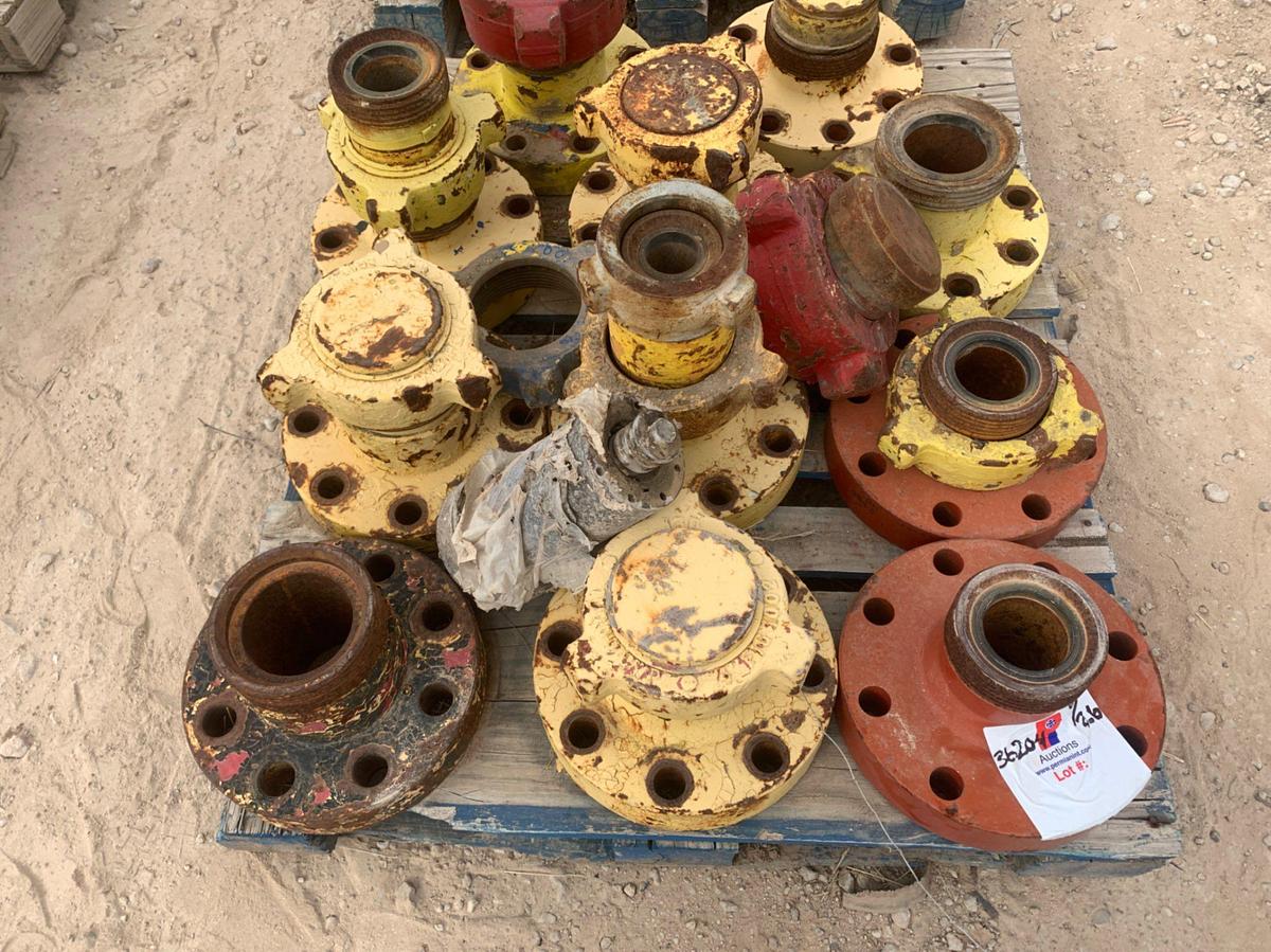 Used (5) Pallets of Assorted Weco Flanges 2” 10k to 4” 15k