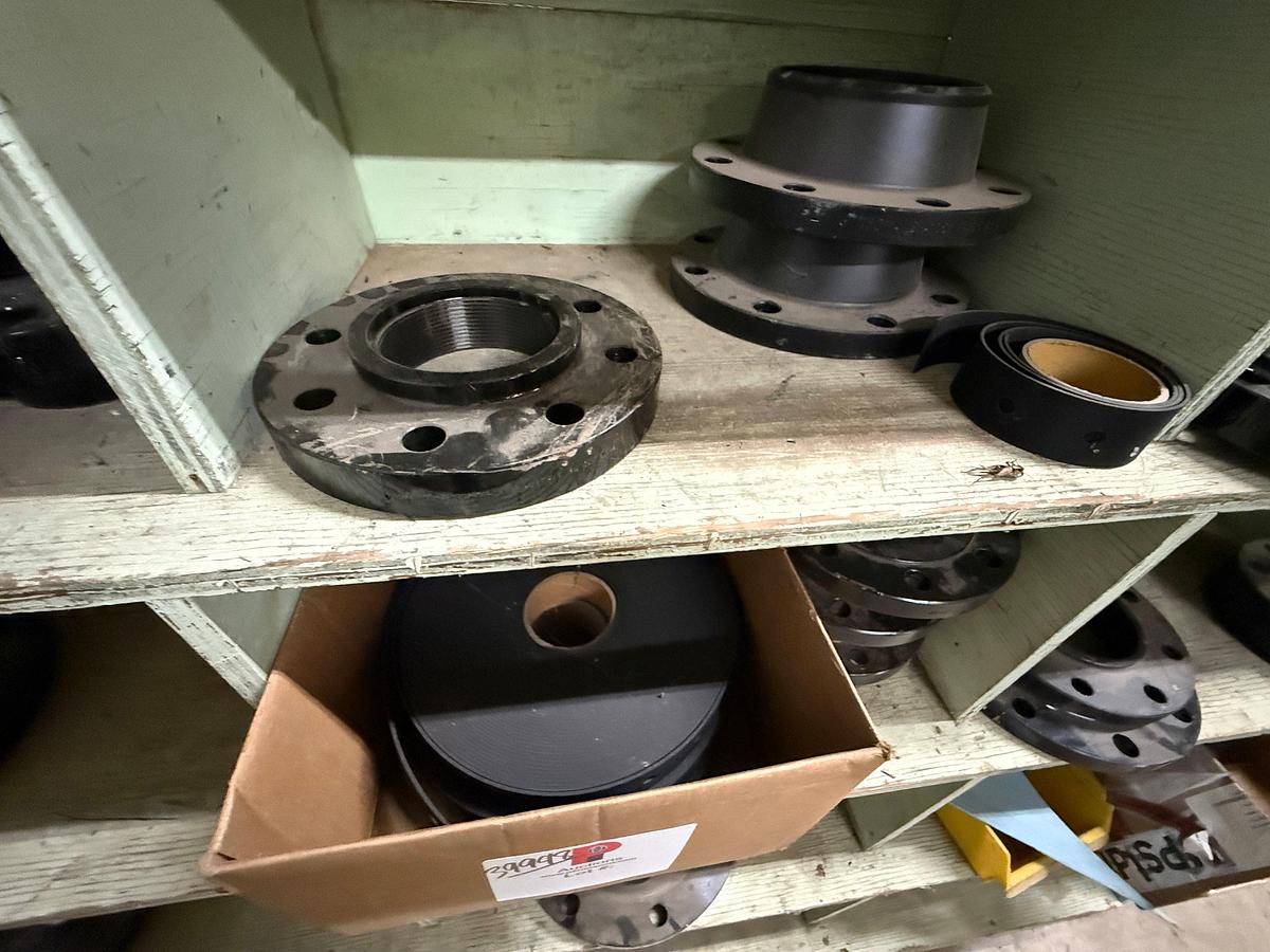 Used SECTION OF (60+) 1” Thru 8” BUTT WELD FLANGES W/ SOME FLANGE INST KITS