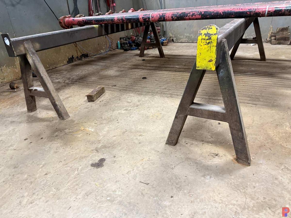 Used (2 X $) 10’ X 32” TRIANGULAR PIPE RACKS