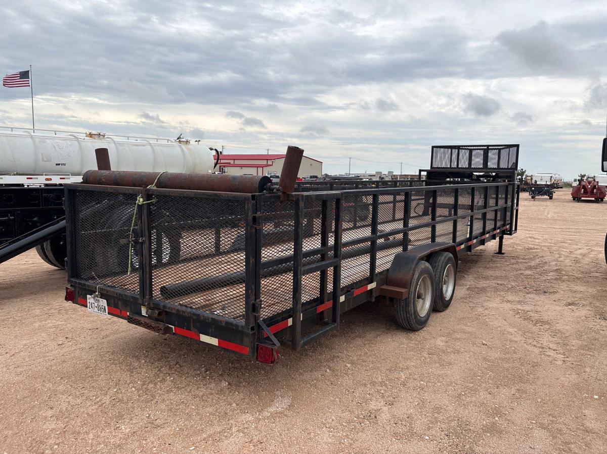 Used 2015 TEXAS PRIDE 30’ X 7’ T/A GOOSENECK TRAILER