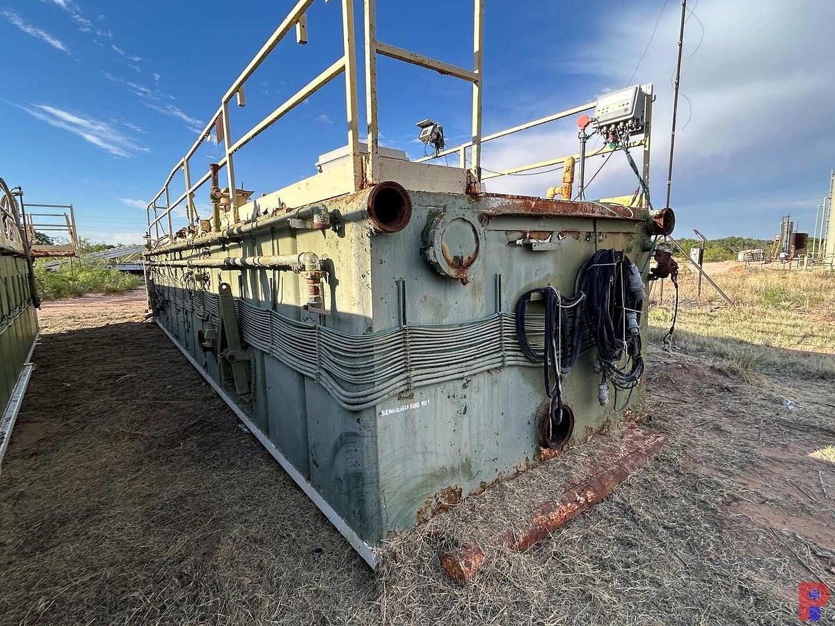 Used 52’ X 12’ X 5’ 515 BBL SUCTION PIT TANK