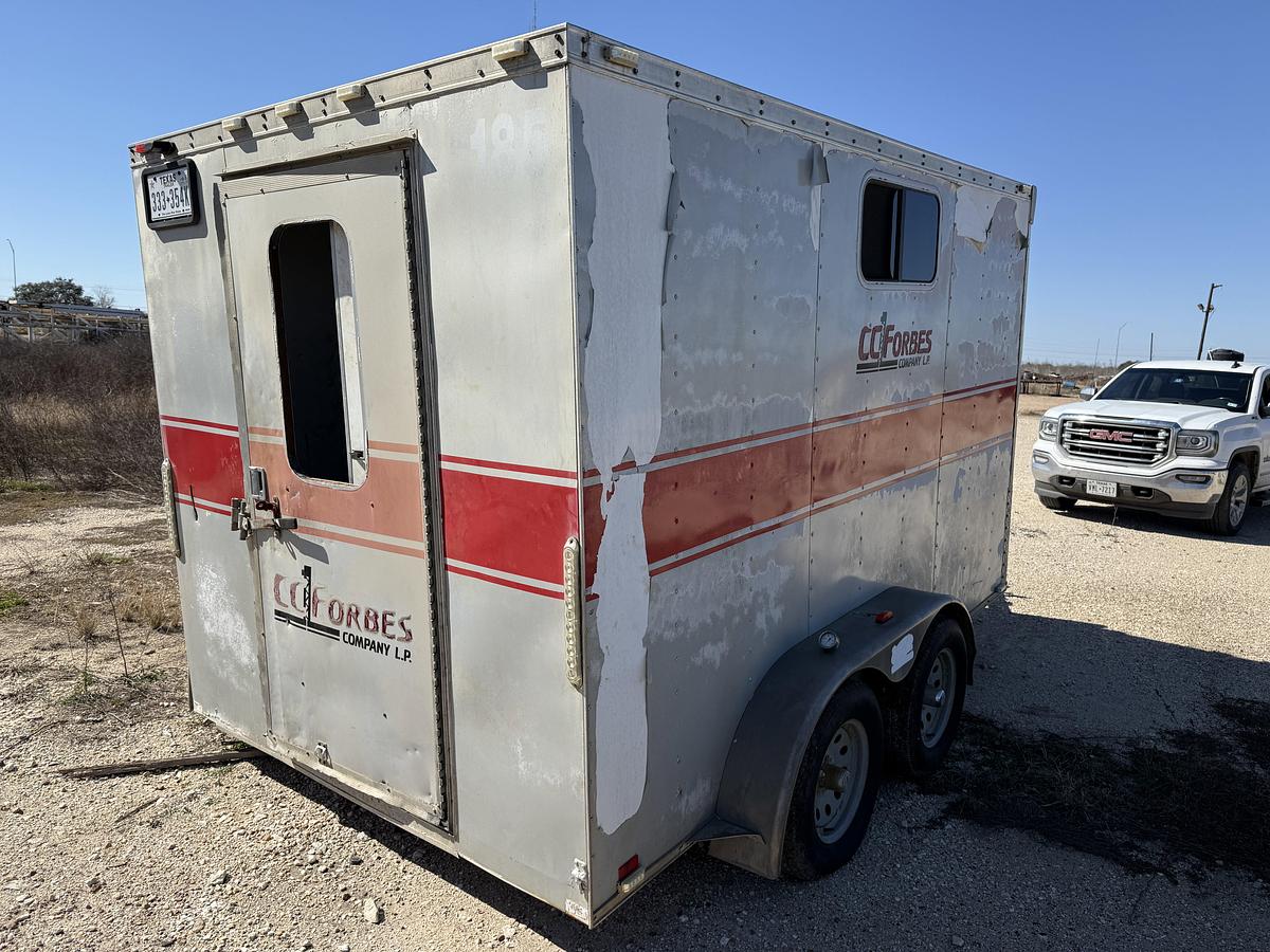 Used 2013 FABRIQUE 12’ T/A BUMPER PULL DOGHOUSE TRAILER