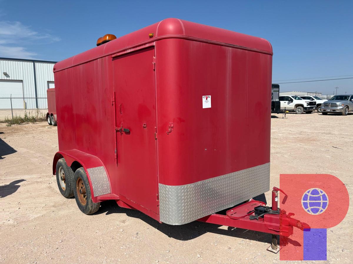 Used 2014 TITAN TRAILER MFG. 12’ X 6’ T/A BUMPER PULL ENCLOSED CARGO TRAILER