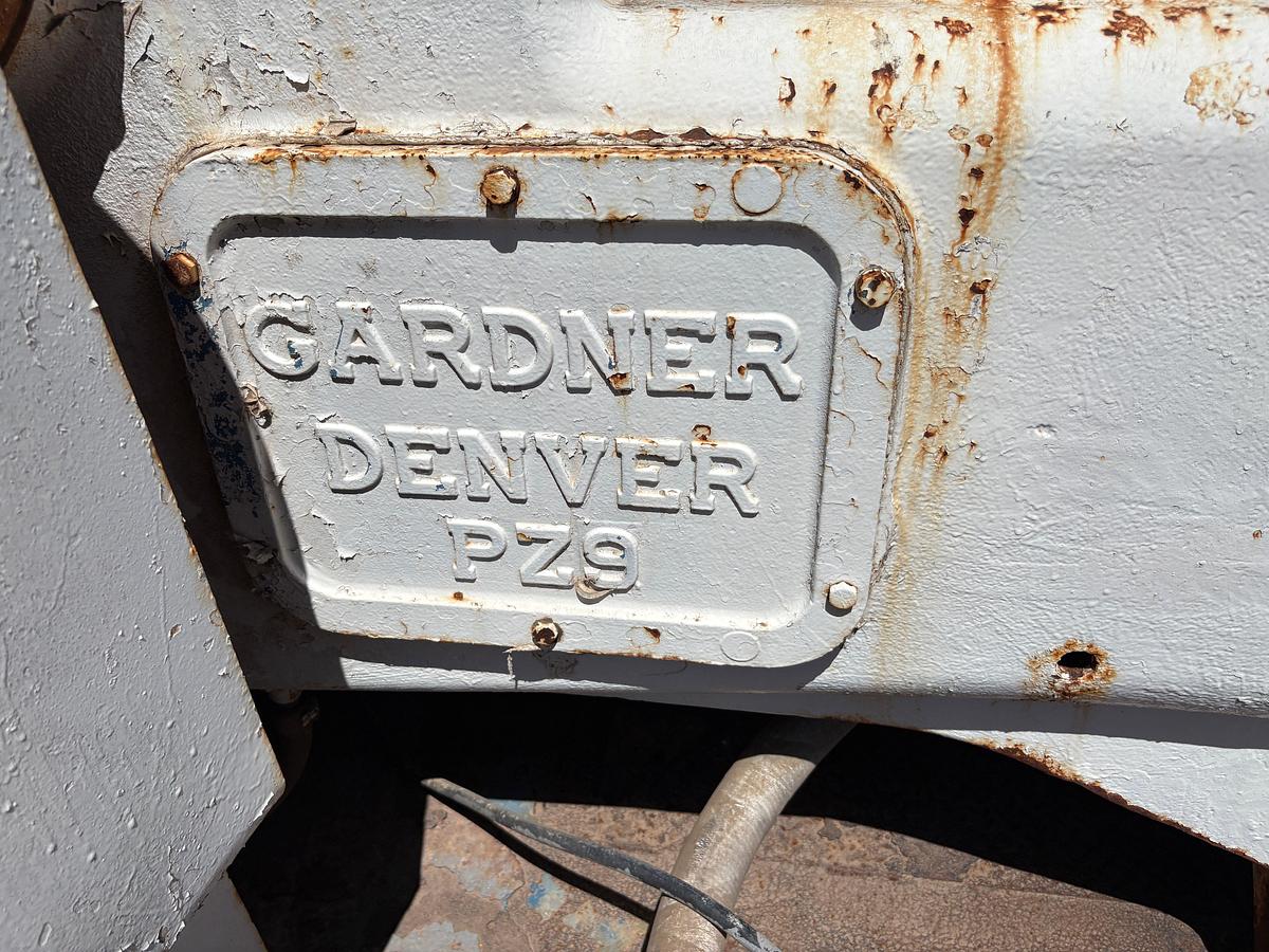 Used Gardner Denver pz9 triplex mud pump, mtd on 35’ x 12’ skid