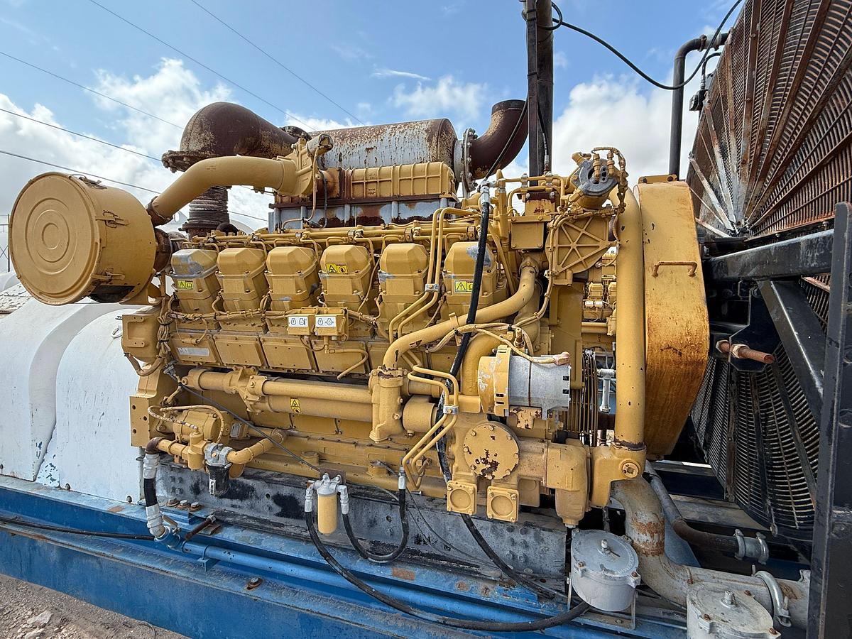 Used 2011 GARDNER DENVER PZ11 TRIPLEX DRILLING MUD PUMP P/B CATERPILLAR 3512, SKIDDED
