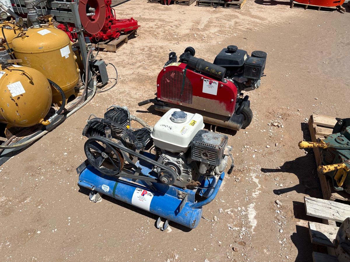 Used (1) Puma & (1) North Star gas powered air compressors