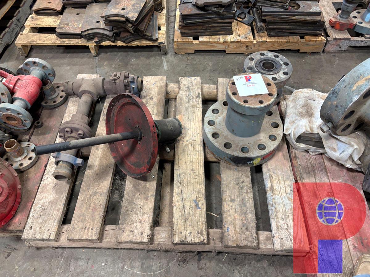Used (2) ADAPTER SPOOLS & (1) GREASE PUMP