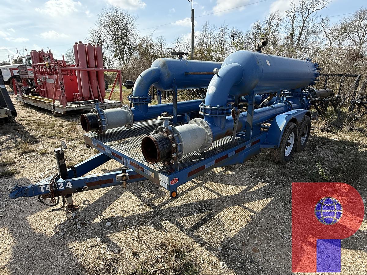 Used 2018 BAR H WELD 16’ T/A DUAL FILETR POD WATER TRANSFER TRAILER