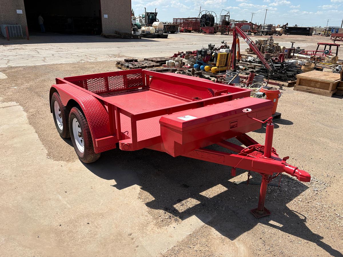 Used Big Tex 8’ x 5’ t/a bumper pull utility trailer