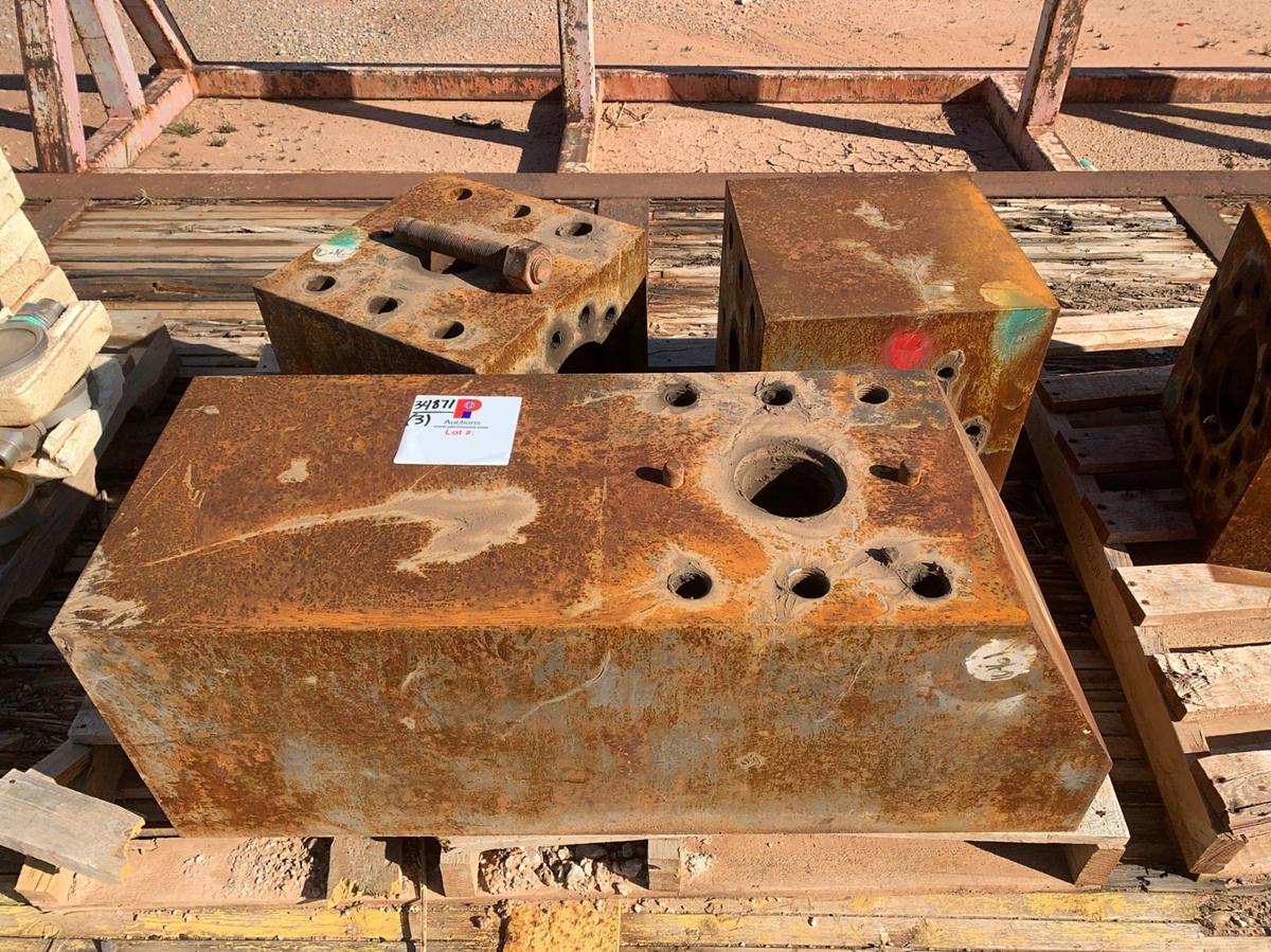 Used (3) Fluid End Modules for Triplex Pump