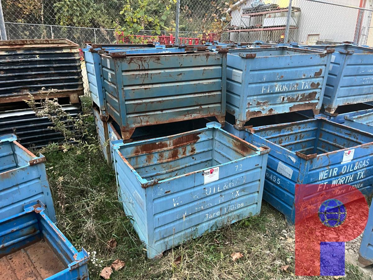Used (7) STEEL BASKETS 42X30X30