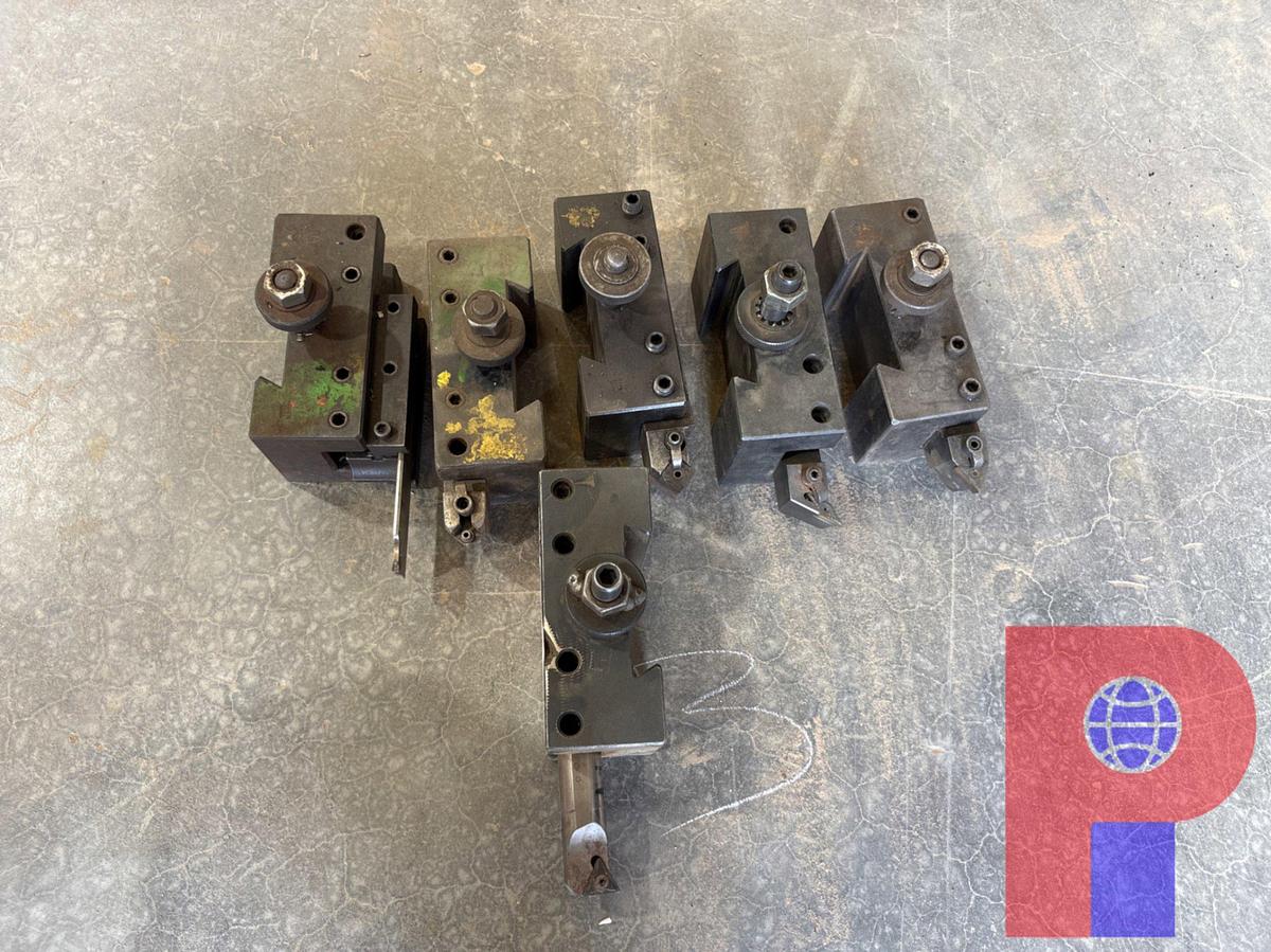 Used (6) ASSORTED TOOL HOLDERS FOR LATHE