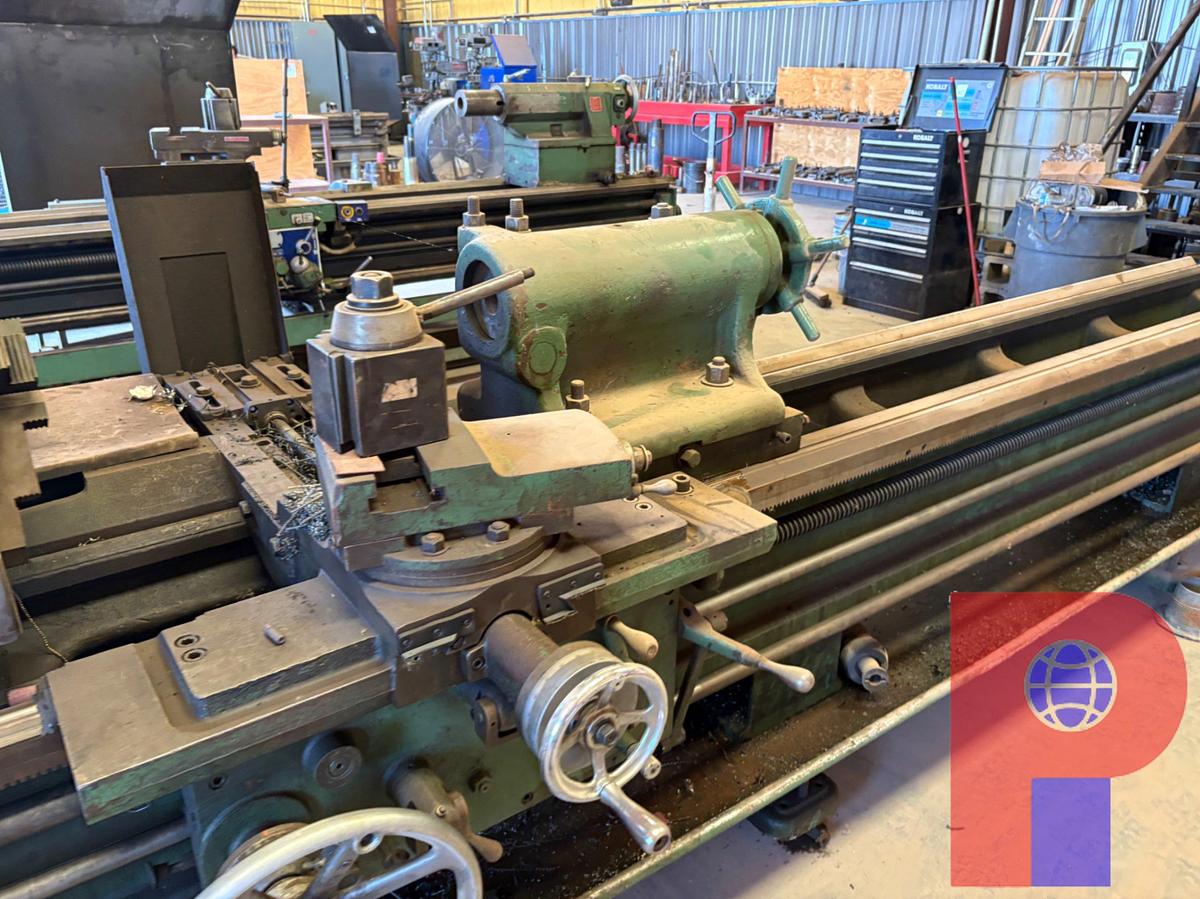 Used LEHMANN HYDRATROL 12-3/4 HOLLOW SPINDLE LATHE W/ 150” BED