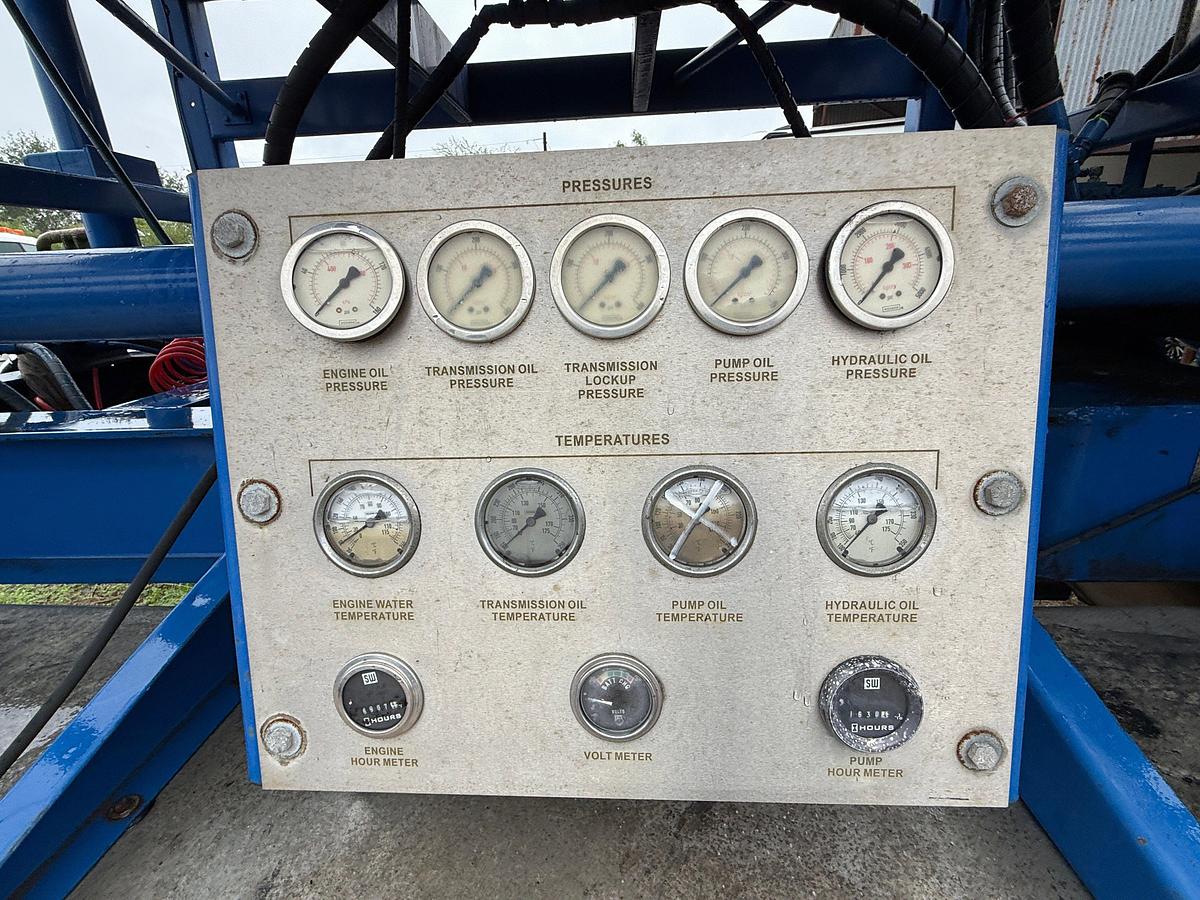 Used 2007 RHINO TC50 2250-HP TRIPLEX FRAC PUMP MTD ON T/A TRAILER