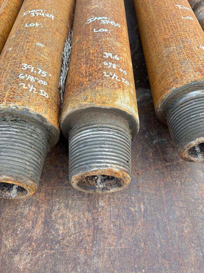 Used 6-1/8”OD x 2-1/2”ID x 39.6’L 4”FH SLICK DRILL COLLAR