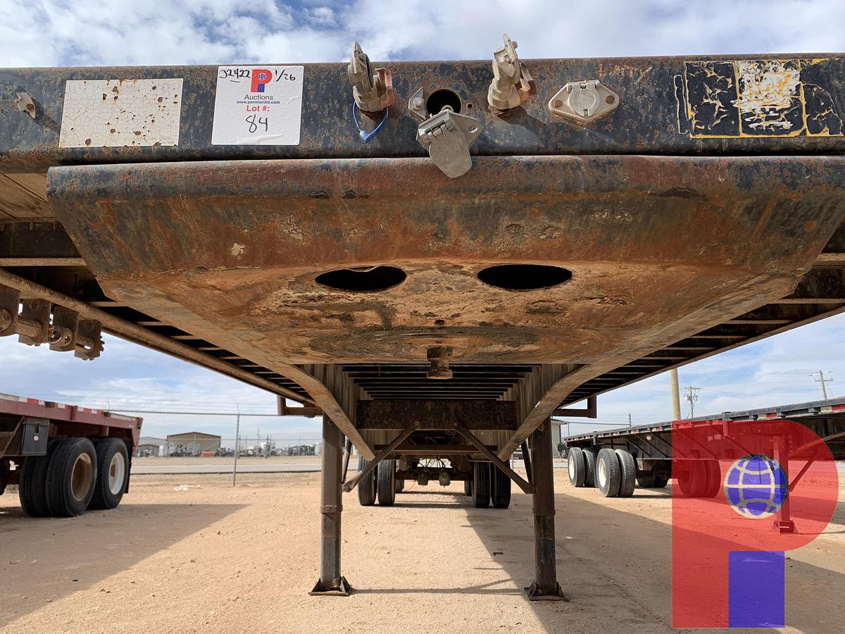 Used SHOP 48’ X 8’ T/A FLATBED TRAILER