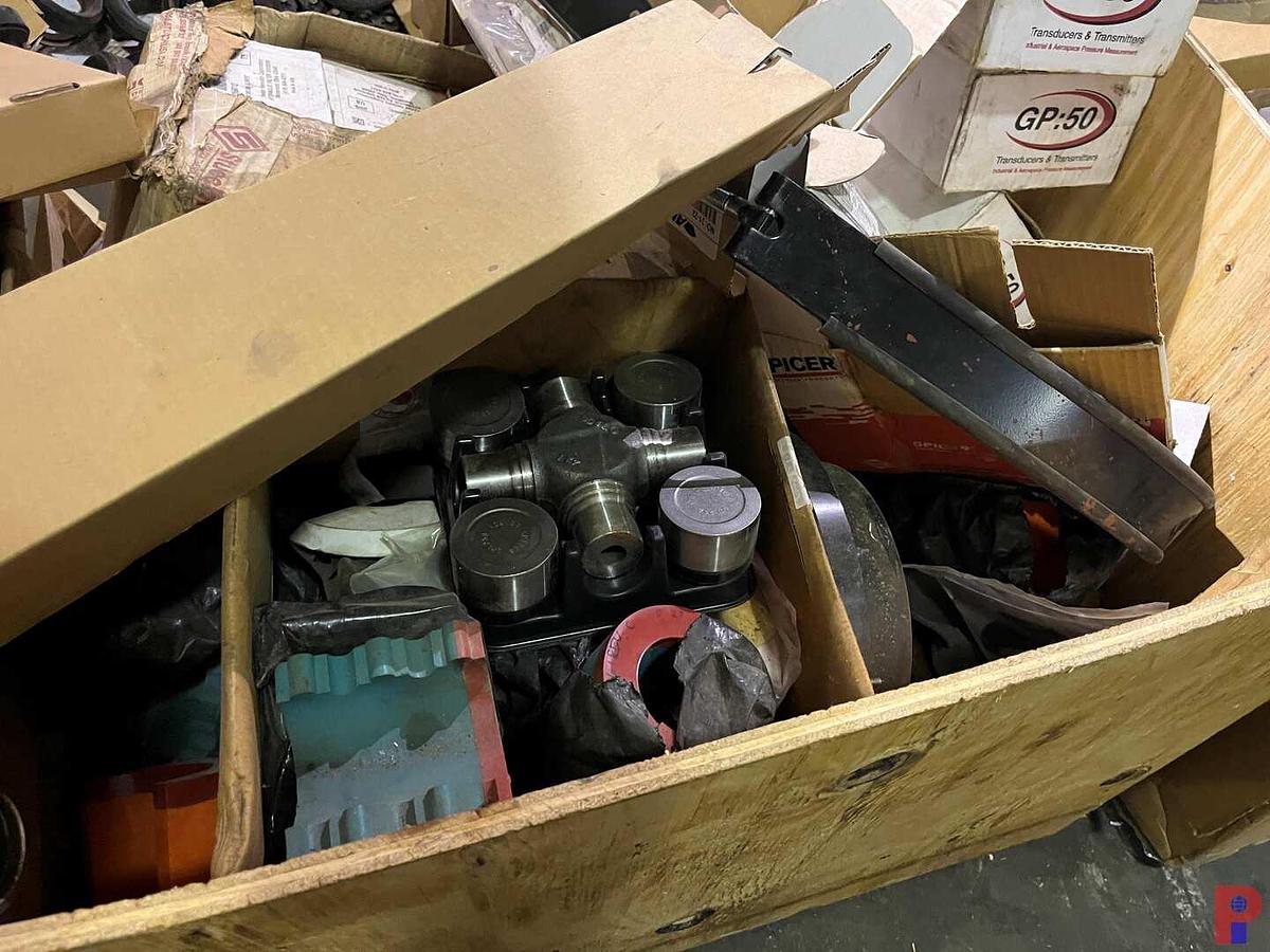 Used (2) CRATES W/ TRUCK PARTS, COIL TUBING RELATED PARTS & SUPPLIES
