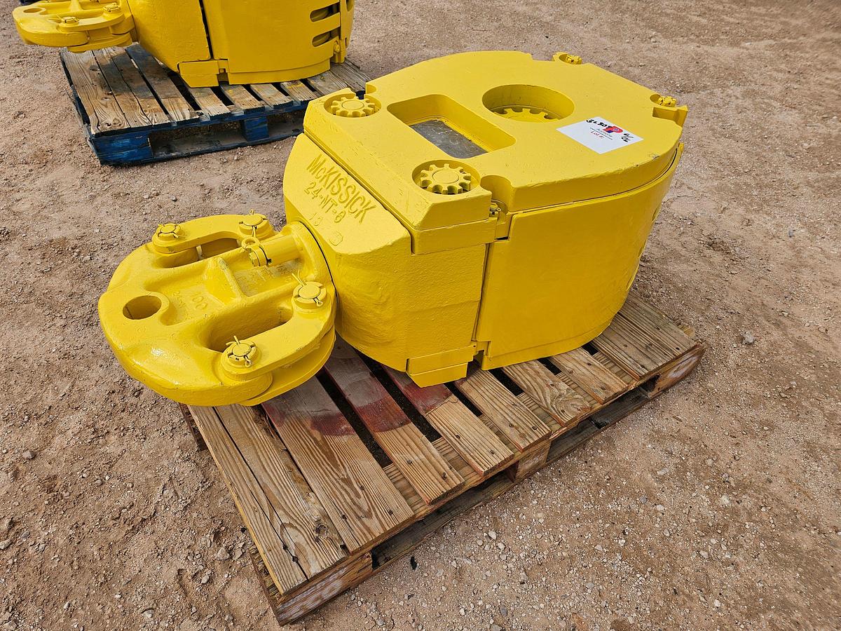 Used MCKISSICK 100-TON TUBING BLOCKS (6/26 CERTIFICATION W/ PAPERWORK)