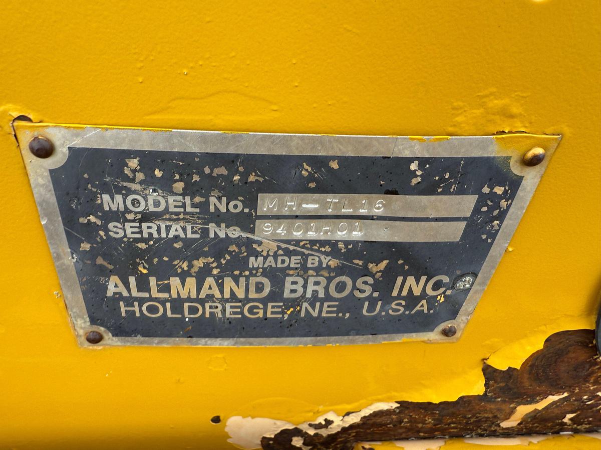 Used ALLMAND BROS MAXI-HEAT MODEL MH-TL16 TOWABLE HEATER