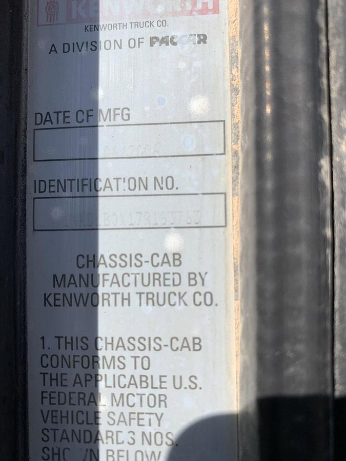 Used 2007 KENWORTH T800 T/A DAYCAB GIN POLE TRUCK