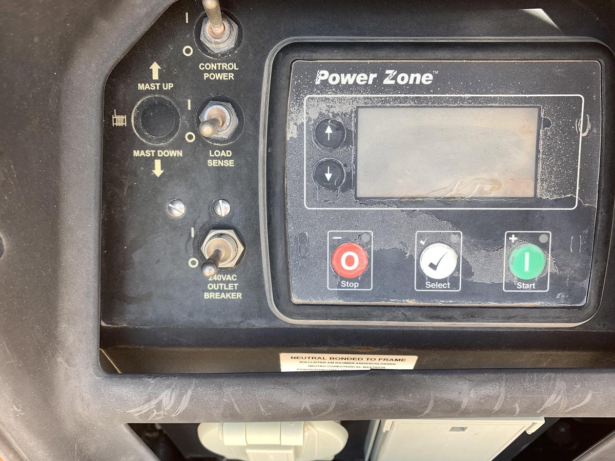 Used 2018 GENERAC  MLT6SMD 6KW S/A BUMPER PULL LED LIGHT TOWER