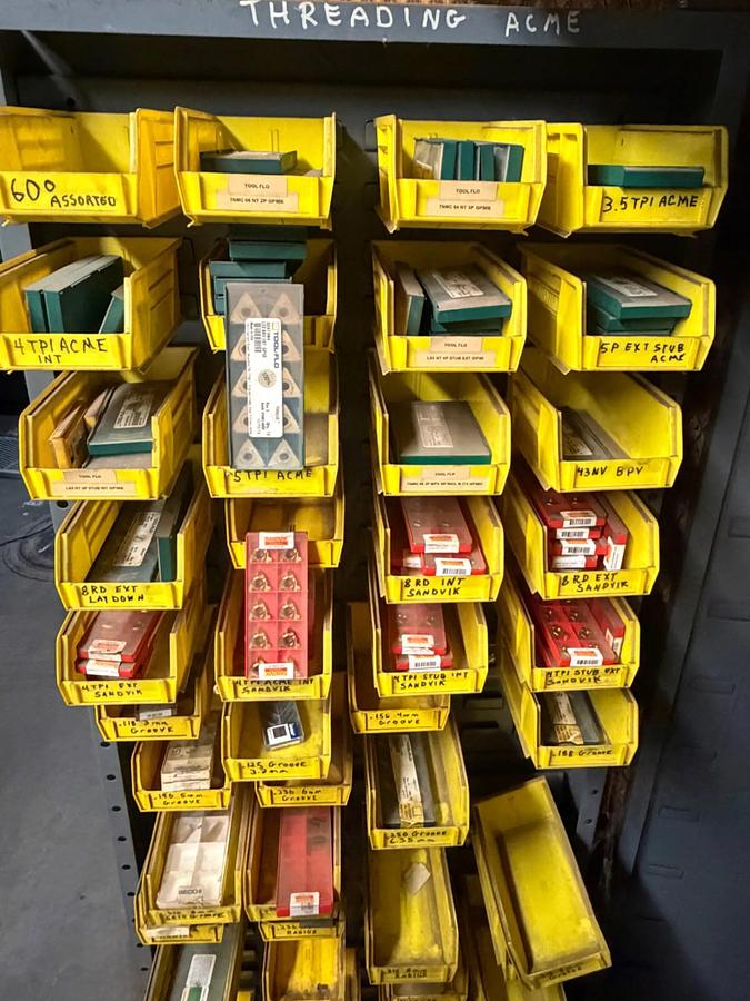 Used 15x8 Room Full Of Machining Tools, parts & supplies
