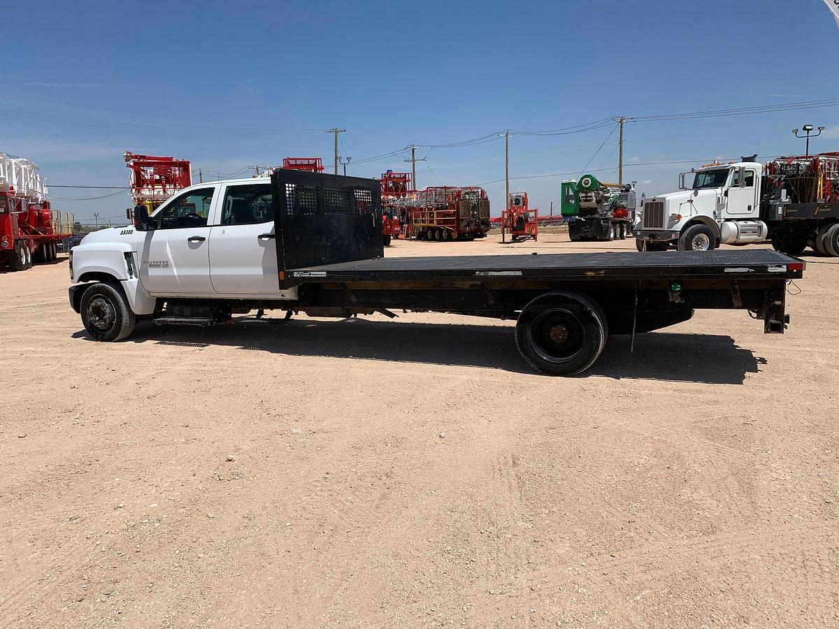 Used 2022 CHEVROLET SILVERADO 6500HD FLATBED TRUCK