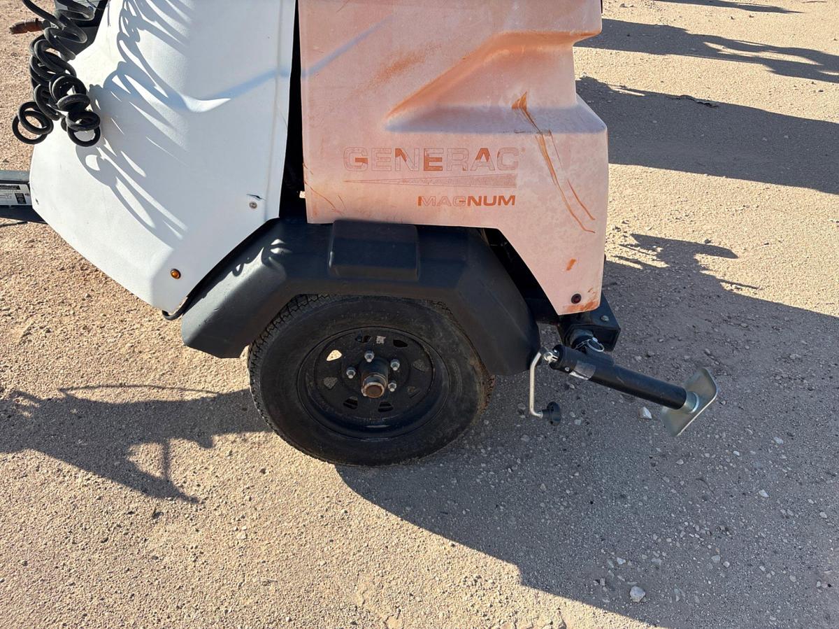 Used 2017 GENERAC MOBILE PRODUCTS MLT6SMDS 6KW S/A BUMPER PULL LIGHT TOWER
