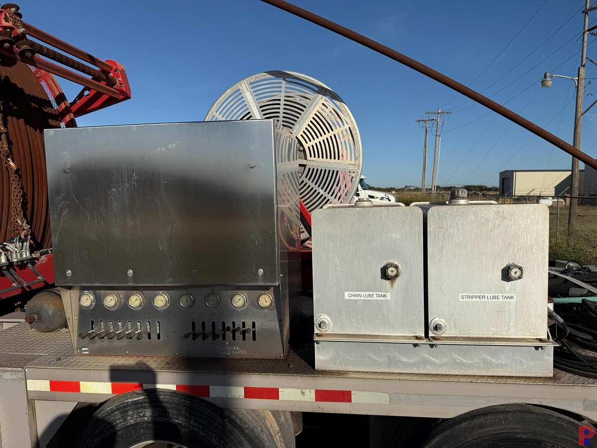 Used 2012 SERVA GROUP 54’ X 102” 4-AXLE 2” COIL TUBING TRAILER