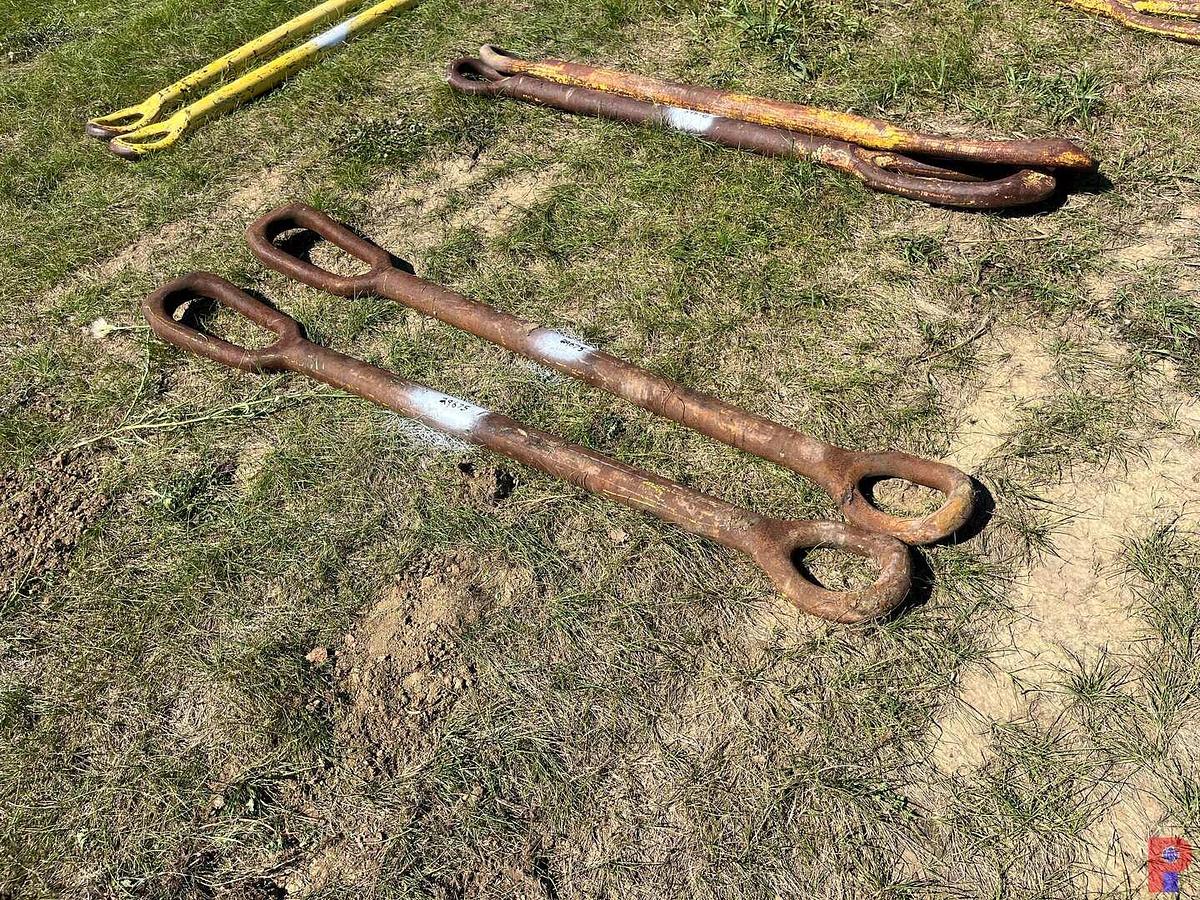 Used (2) 2” X 72” ELEVATOR LINKS