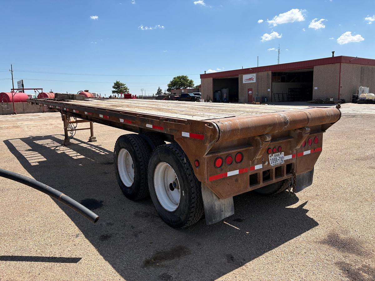 Used 1982 SHOPBUILT 40’ X 8’ T/A FLATBED TRAILER