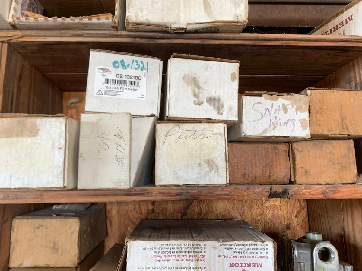 Used Wall of Miscellaneous Truck Parts