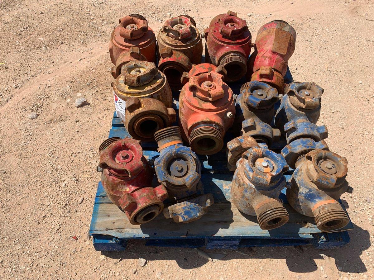 Used (12) 2” and 3” 1502 Plug Valves
