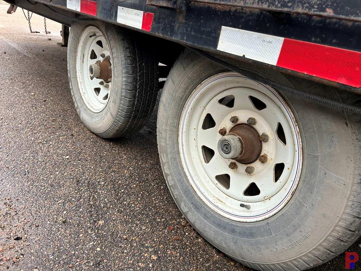 Used 2005 PJ TRAILERS 20’ T/A FLATBED PINTLE HITCH TRAILER