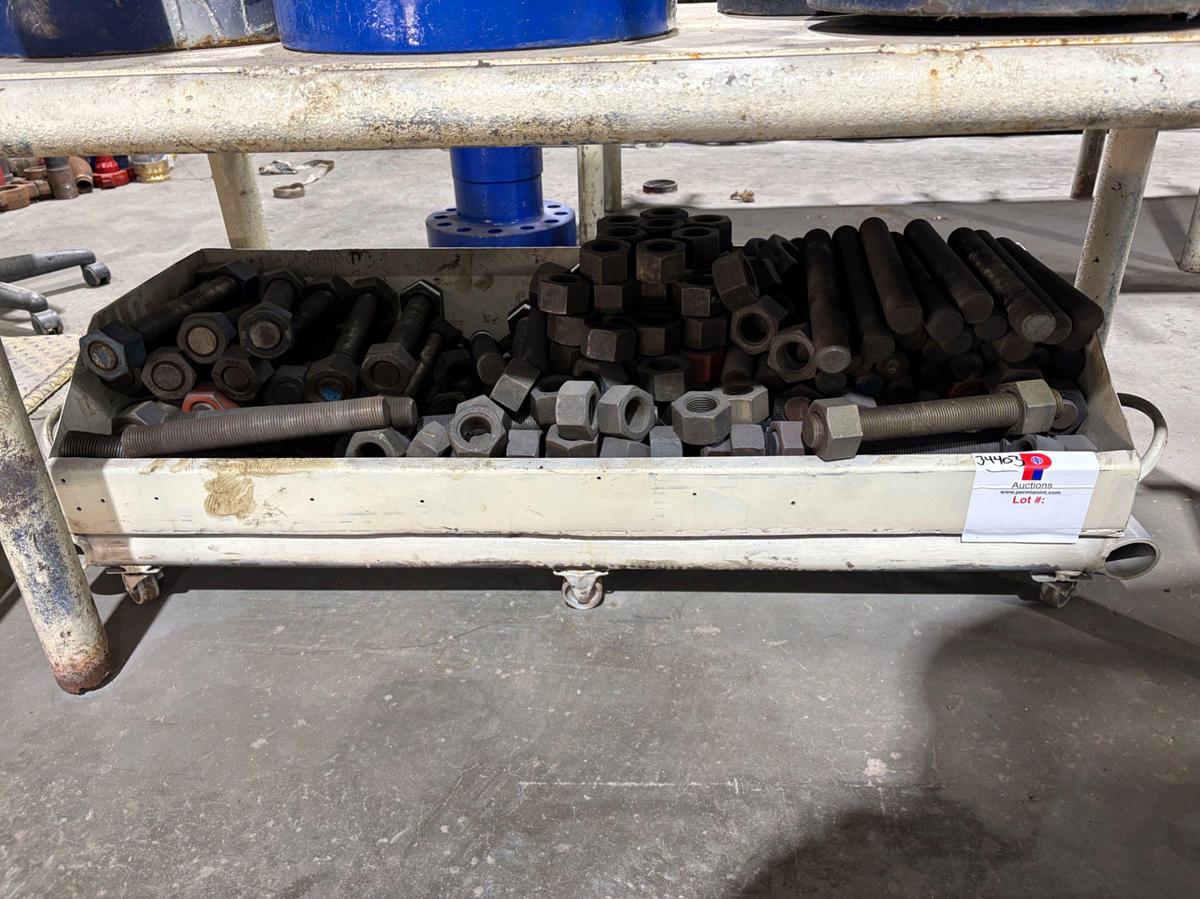 Used Assorted 1-3/8” - 1-1/2” flange bolts