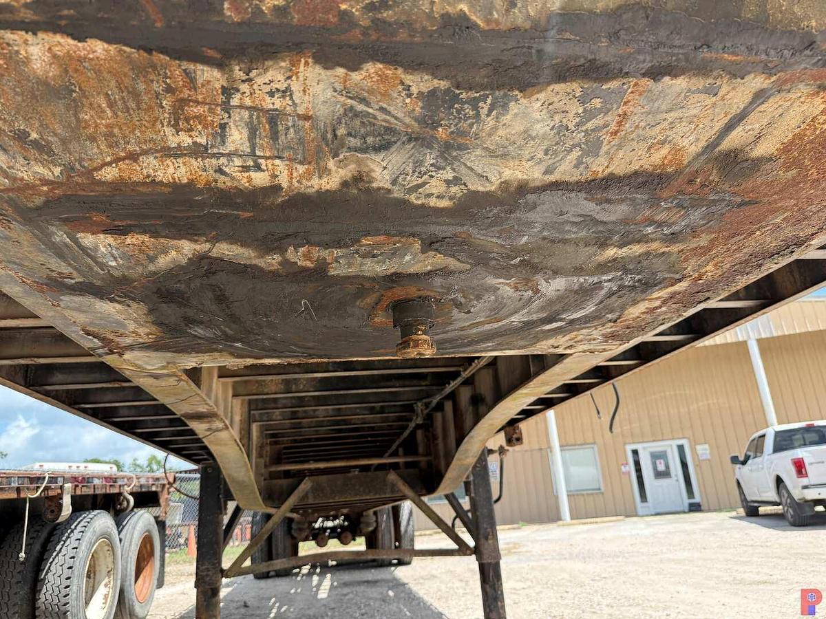 Used 2012 CLARK TRAILER SERVICE 45' X 102" TRI AXLE FLATBED OILFIELD FLOAT TRAILER