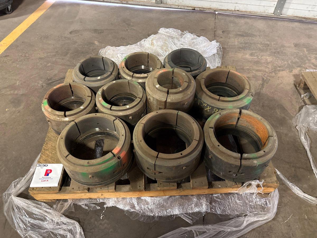Used (10) assorted 13” x 9-5/8” & 13” x 8-7/8” C22 casing slips
